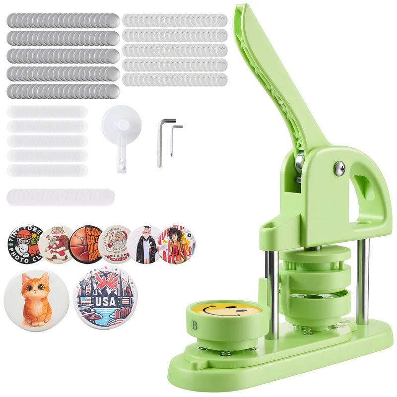 Button Maker Machine Kit for DIY Custom Badges & Crafts - All Variants