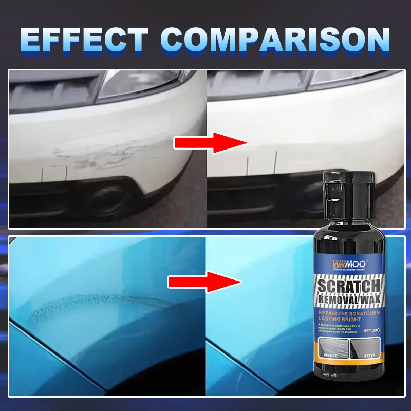 Car Scratch Polish Wax - Removes Scratches, Water Spots & Scuffs, Easy Hand Application