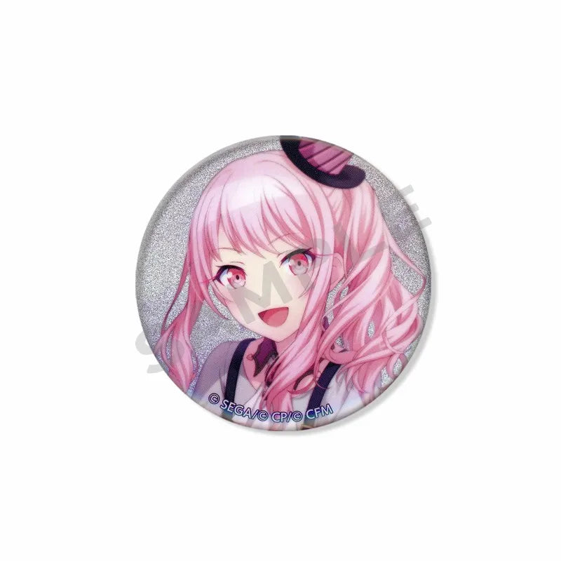 Cute Cartoon Badge Pins for Backpack, Jacket & Accessories - Handmade, 32mm-58mm