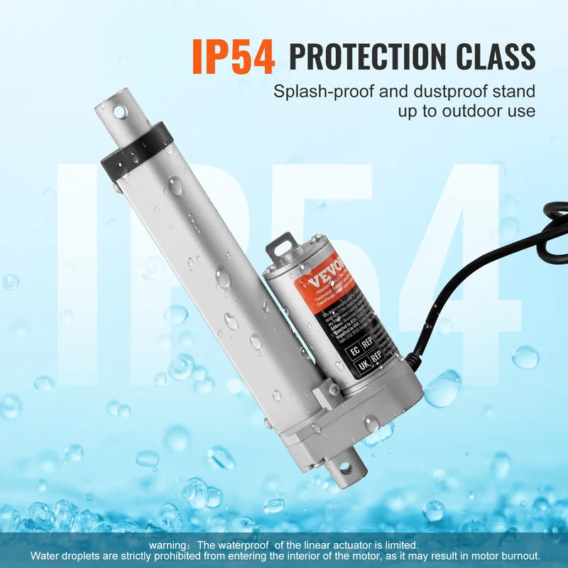 1500N 12V Linear Actuator Motor for Home Automation & Industrial Use