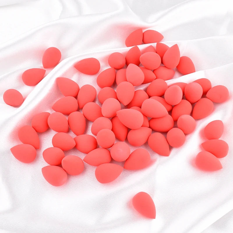 Mini Makeup Sponges 100Pcs Soft Beauty Egg Puff for Foundation & Concealer