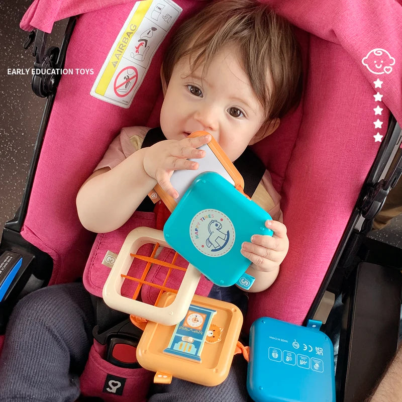 Montessori Baby Activity Cube Sensory Toys Set for 1+ Years - Fine Motor Skills & Educational Play