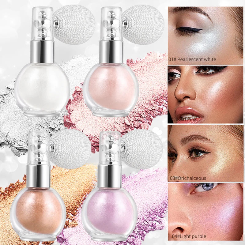 Waterproof Face & Body Spray - Long-Lasting Shine & Sweat Resistance