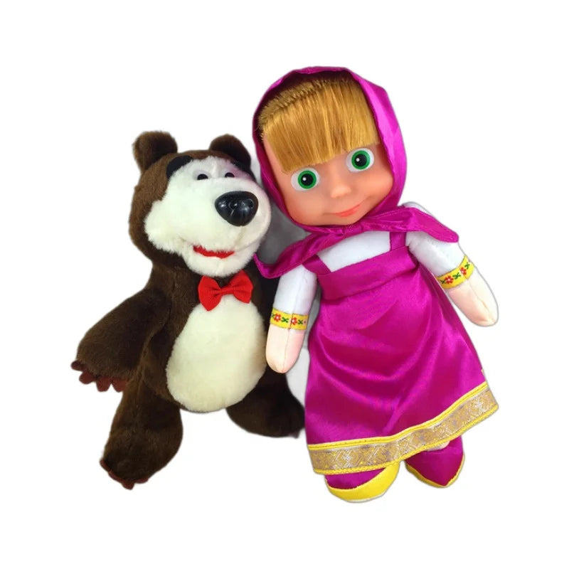 Children's Plush Doll with Music Toy - Cartoon Anime Early Education Toy