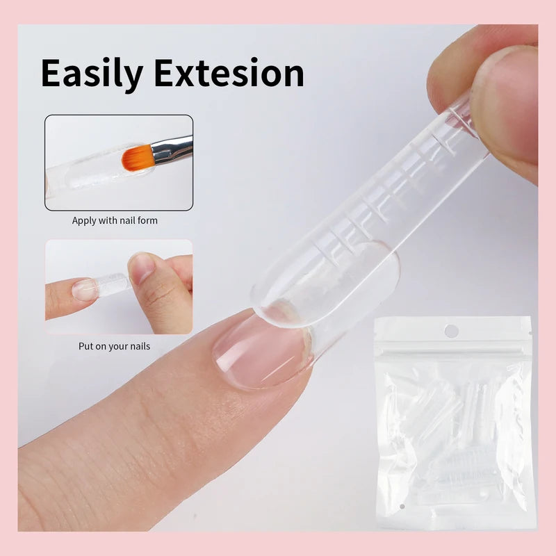 15ml Nail Extension Gel Set - Solid UV Gel for Sculpting & Rapid Molding