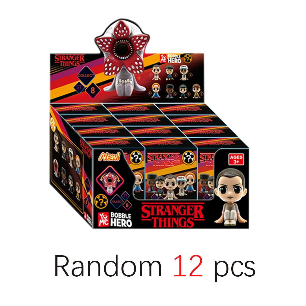 12PCS Stranger TV Figure PVC Toy Set Blind Box Collectible Decor Gift