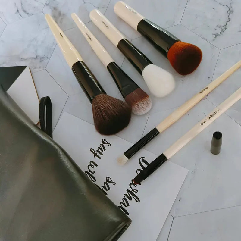 6pcs Makeup Brush Set for Foundation Blush Eyeshadow Blending Professional Cosmetic Tools