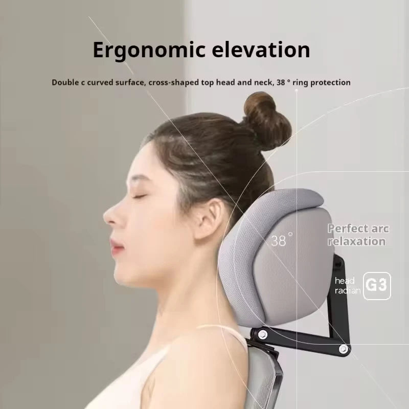 Office Chair Neck Support Cushion High Headrest Memory Foam Seat Pad