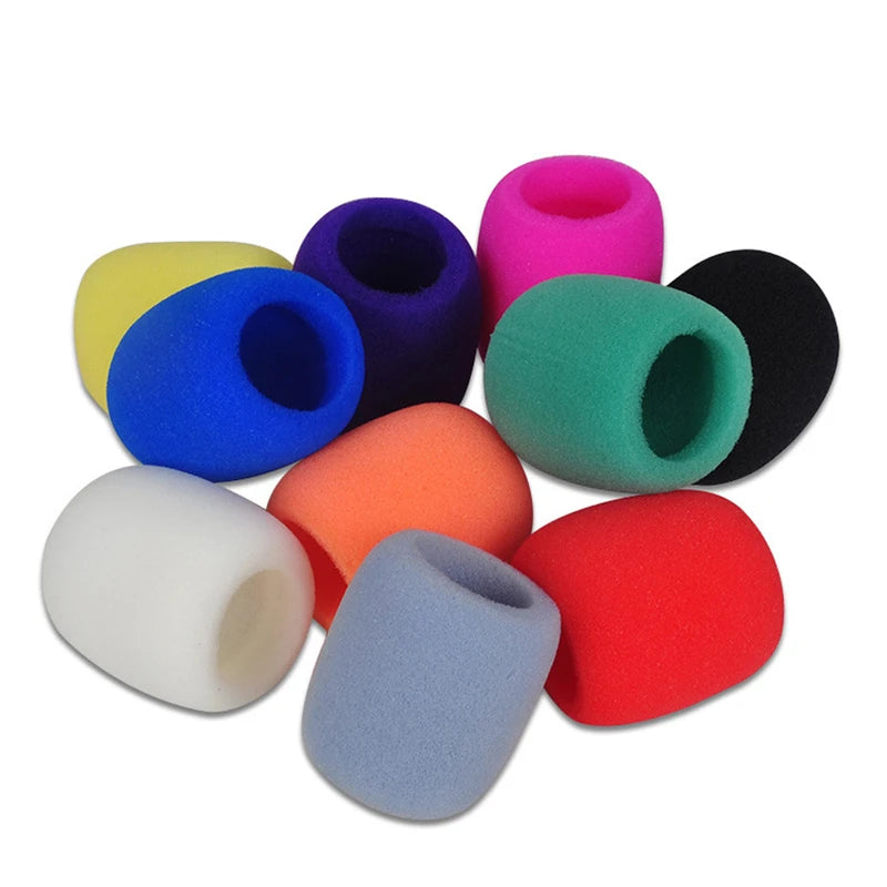 Microphone Foam Windshield Cover - Thick Washable Microphone Wind Shield Set
