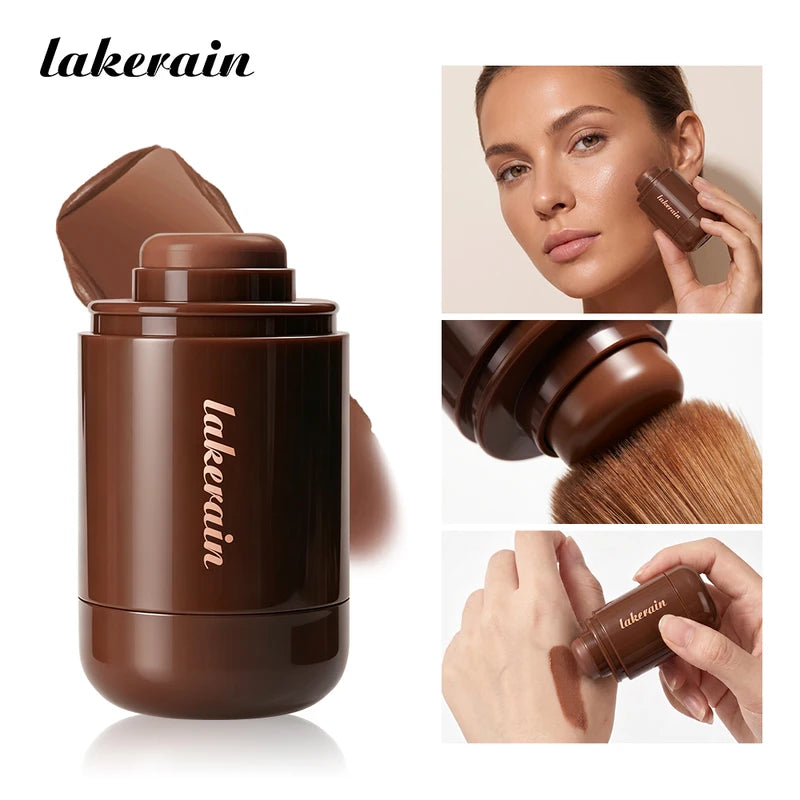 Bronze Contour Stick for Natural Sun-Kissed Makeup - Hydrating & Blending