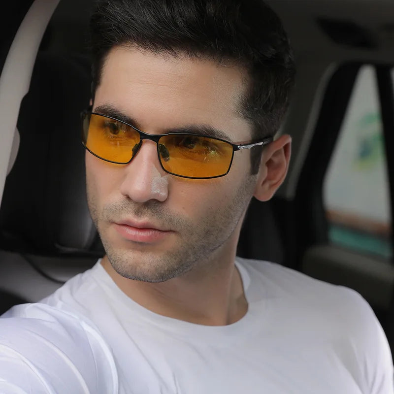 Polarized Cycling Sunglasses with Night Vision Goggles for Men and Women