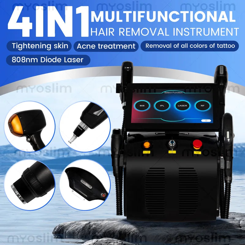 4-in-1 Professional Laser Hair Removal & Skin Rejuvenation Machine
