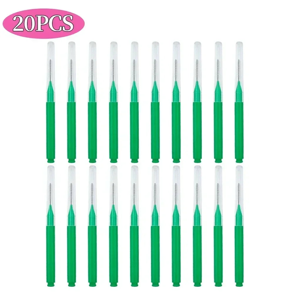 Mini Eyebrow & Eyelash Brush Set - Disposable Micro Applicators for Brows & Lashes