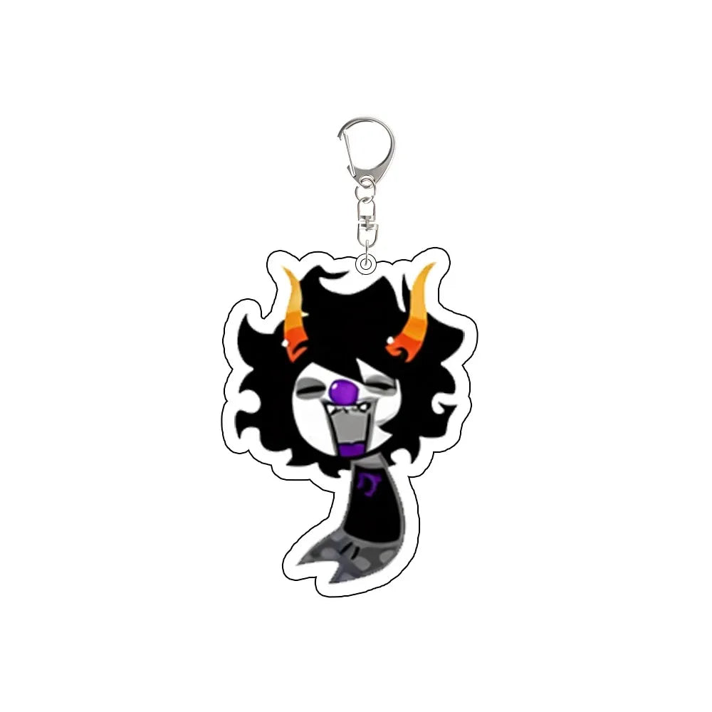 Game Keychain Set for Backpack Accessories - Roxy Lalonde, Dirk Strider & Friends