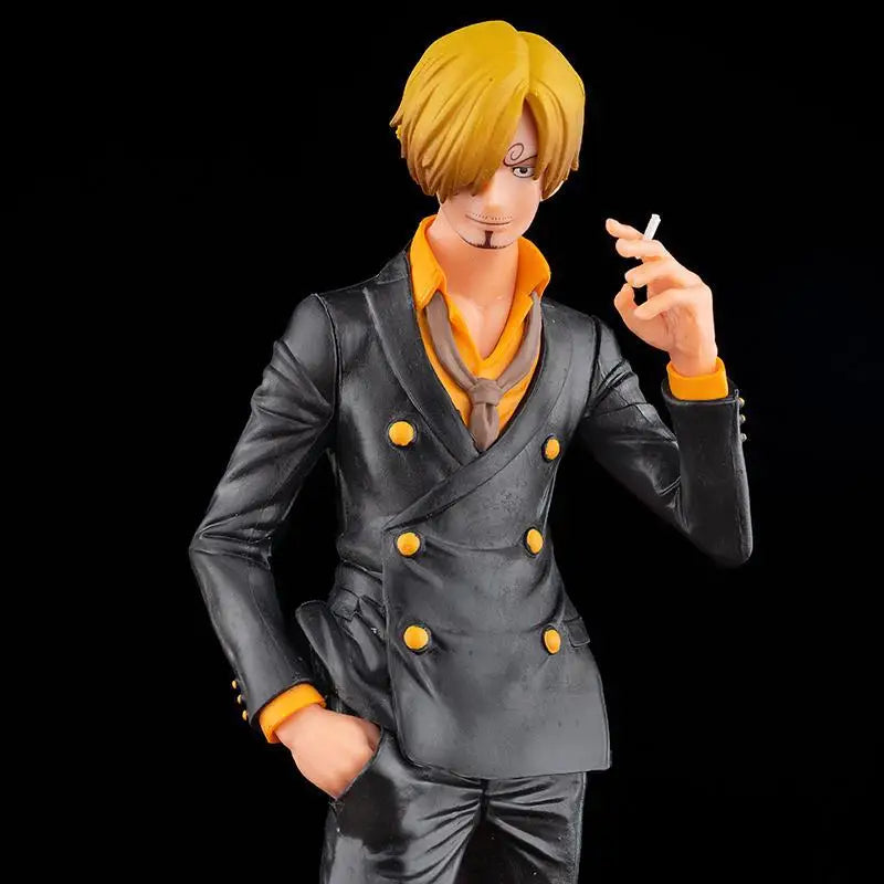 27cm Anime One Piece Vinsmoke Sanji Smoking PVC Action Figure - Kids Christmas Gift