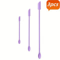 Reusable Silicone Spatulas Set - Eco-Friendly Cosmetic & Makeup Scrapers, Travel-Friendly, Easy to Clean