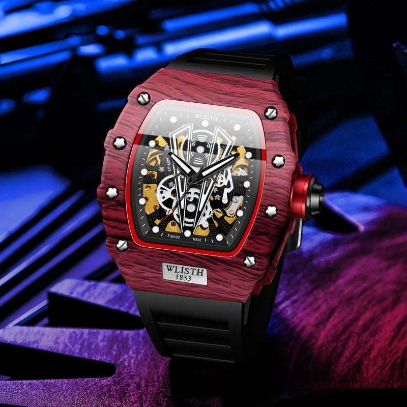Mechanical Men's Watch Waterproof Luminous Business Wristwatch - Multiple Colors