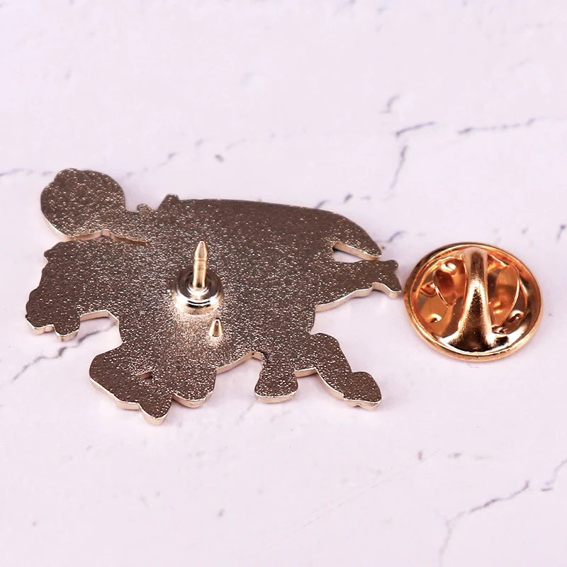Halloween Enamel Pin Headless Horseman Ghost Badge Lapel Pin Jewelry