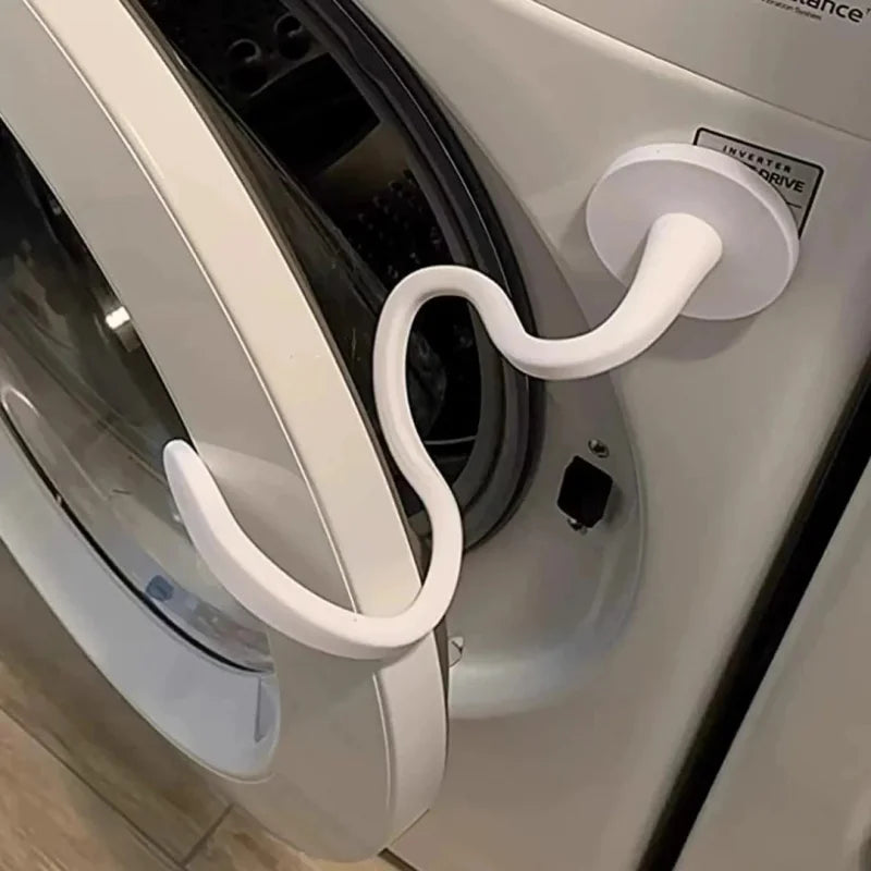 Magnetic Washing Machine Door Bracket - Strong Snake-Shaped Silicone Magnet