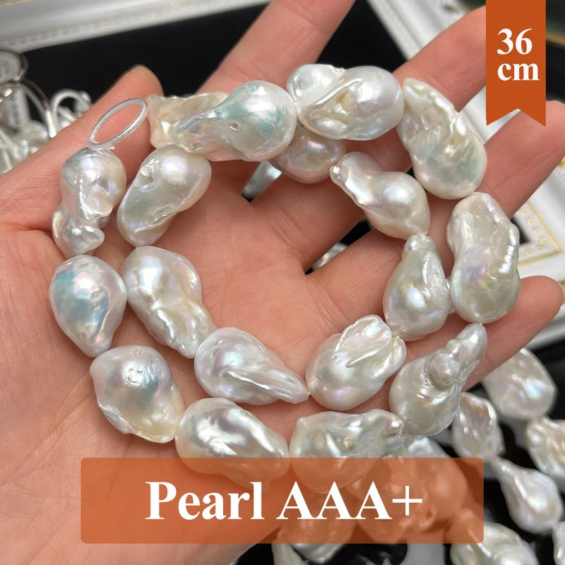 Natural Freshwater Baroque Pearl Beads Irregular Loose Spacer Beads for Jewelry Making