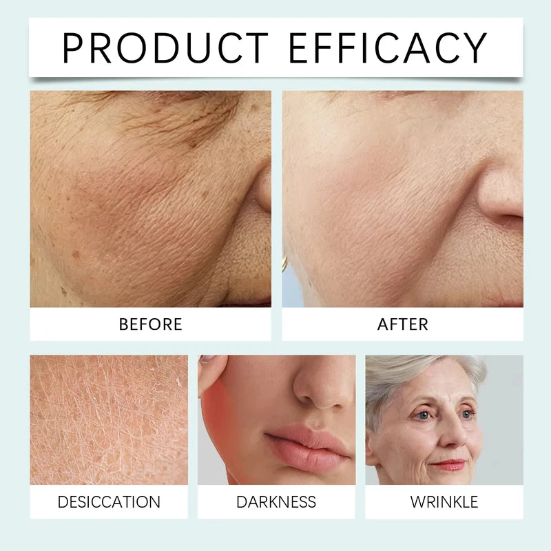 Collagen Brightening Facial Cream - Firming, Hydrating, Reduces Dark Spots & Wrinkles