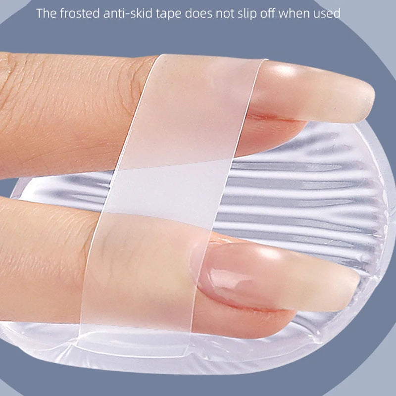 Silicone Gel Powder Puff Sponge for Foundation BB Cream Makeup Tools, Reusable, Non-Absorbent