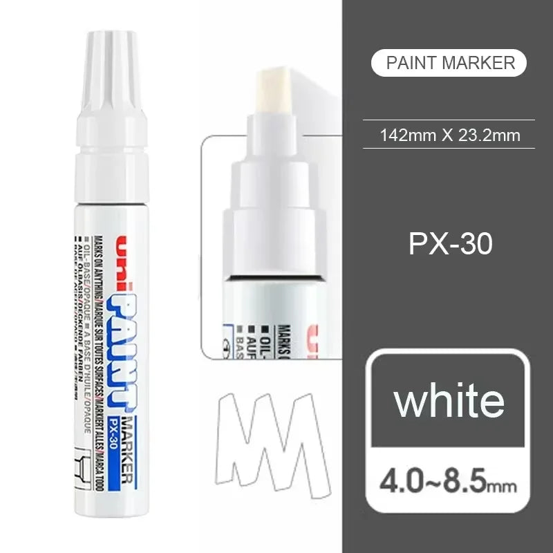 Oil-Based Paint Markers for Metal Glass Plastic - Water Resistant Repair Pen
