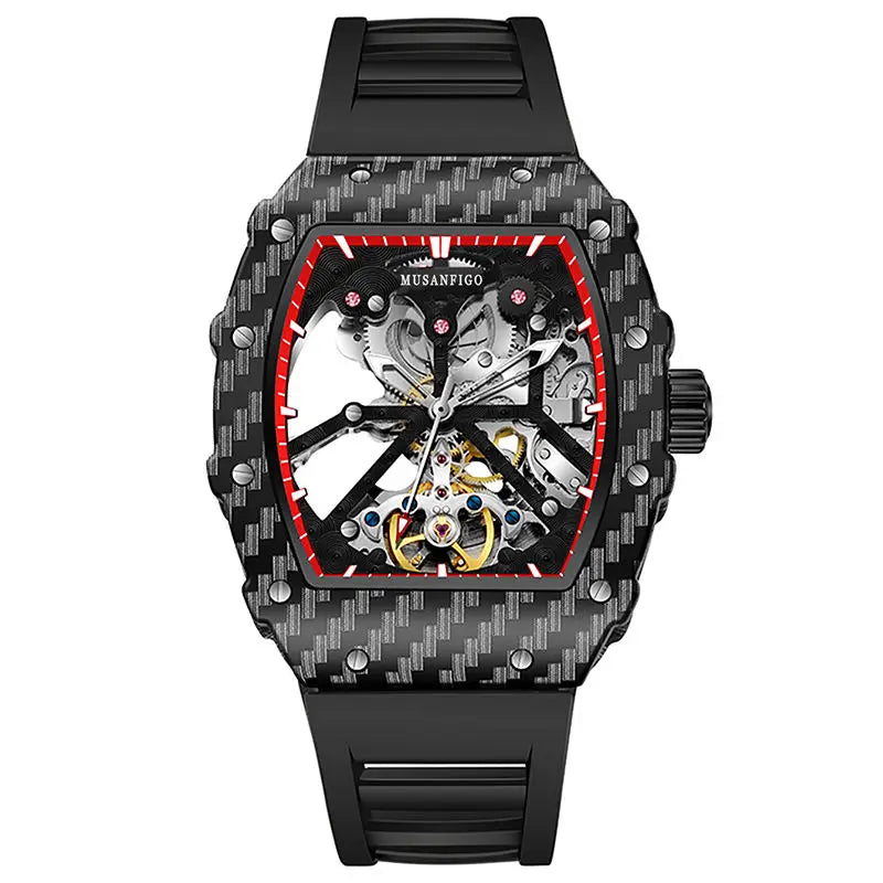 Fully Automatic Skeleton Mechanical Watch - Luxury Men's Casual Business Timepiece