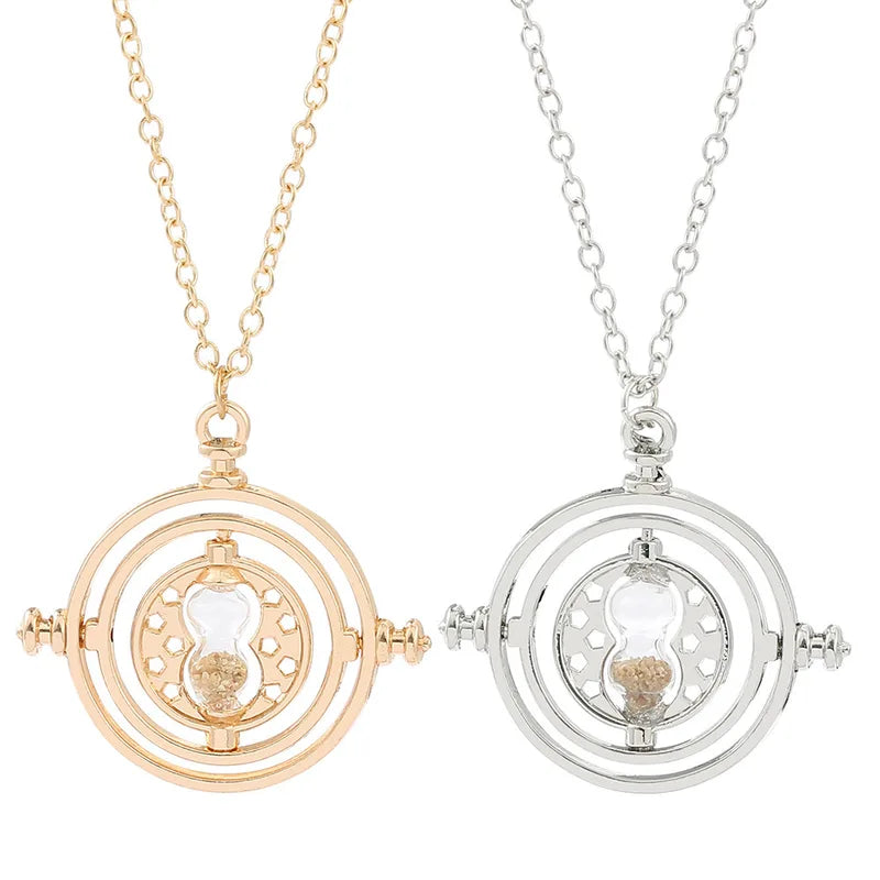Rotatable Hourglass Necklace Timer - Magic School Cosplay Prop, Astronomical Time Converter