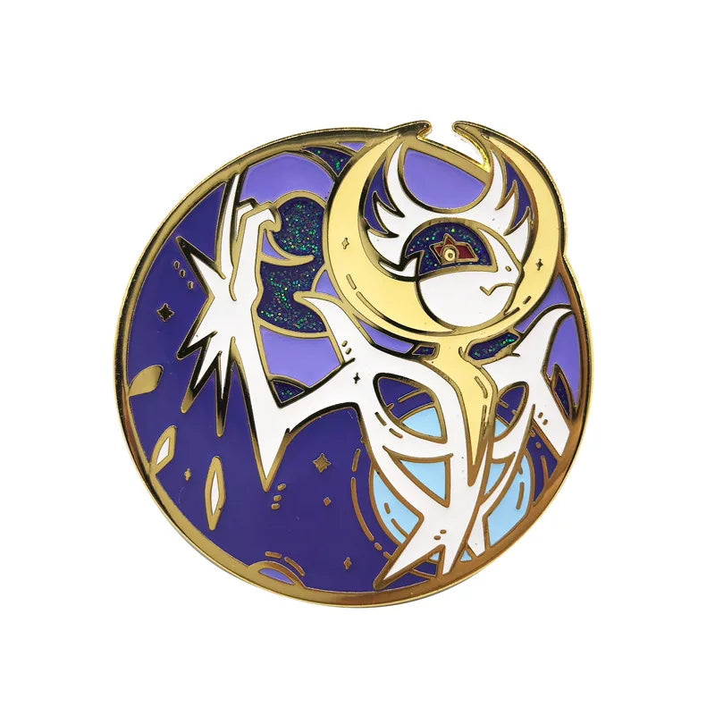 Anime Legend Monster Pins Japanese Game Badges Manga Pendant Brooches for Bags and Clothing