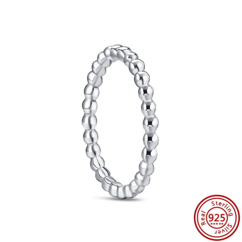 Sterling Silver Arrow & Four-Leaf Clover Women’s Stacking Ring Jewelry Gift