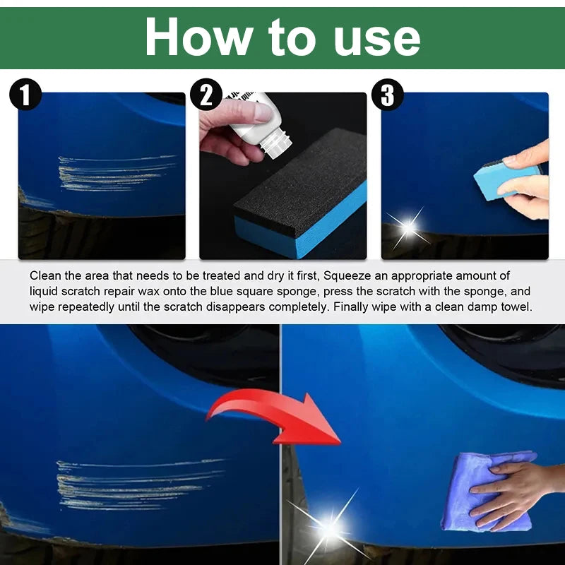 Car Scratch Remover Paint Care Kit - Auto Swirl & Scratch Repair Polishing