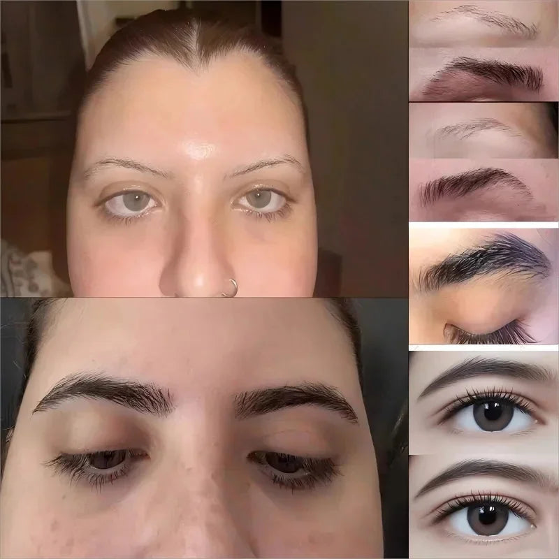 Eyebrow & Eyelash Growth Serum for Fuller Thicker Hair - Natural Nourishing Treatment