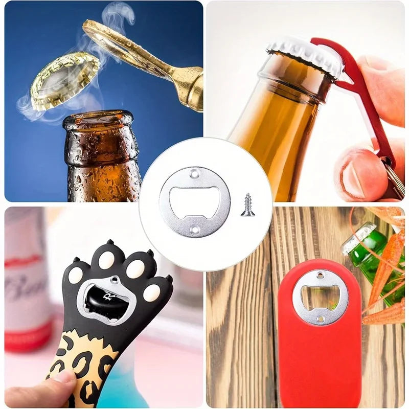 DIY Bottle Opener Insert Kit 10/20/30/50/80PCS Hardware for Resin Mold