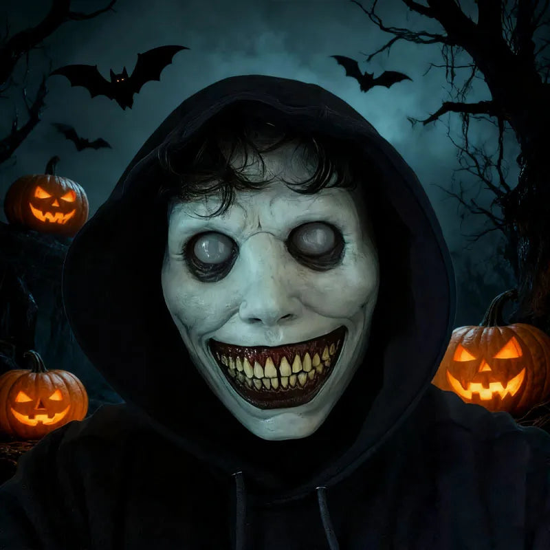 Halloween Horror Full Face Mask Creepy Cosplay Costume Accessory for Party Haunted House