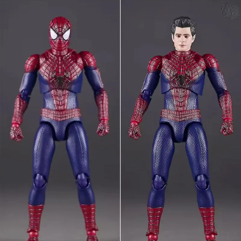 Action Figure - Spider-Man Andrew Garfield Amazing Spider-Man 2 Collectible Toy with Replaceable Heads & Hands