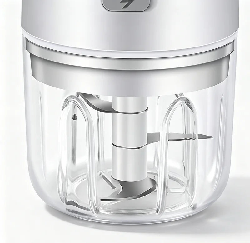 USB Rechargeable Mini Food Processor & Spice Grinder - Compact Portable Kitchen Appliance