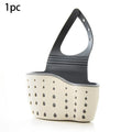 Adjustable Sink Draining Hanging Basket for Kitchen & Bathroom Rubber Storage Bag