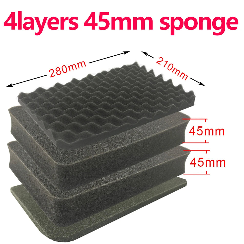 Shockproof Foam Sponge Grid Insert for Tool Box Packing - Customizable Colors