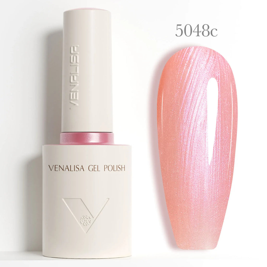 V6 Venalisa 10ml HEMA and TPO Free Nail Gel Polish - Ultra Cat Eye Effect, Semi-Permanent, Soak Off UV & LED Varnish