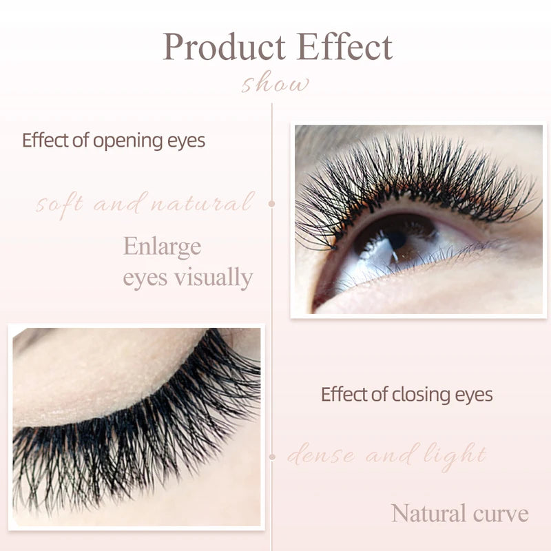 Double Tips 3D W Eyelash Extensions Fans - Premade W Shape False Eyelashes