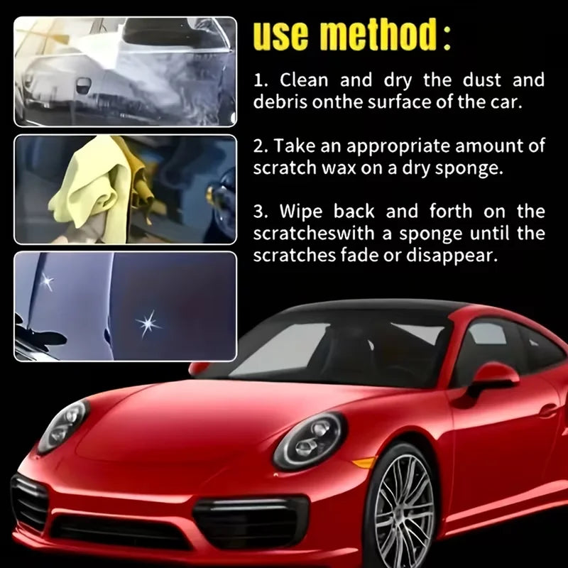 Car Scratch Remover Wax & Polish for Light to Moderate Scratches & Blemishes