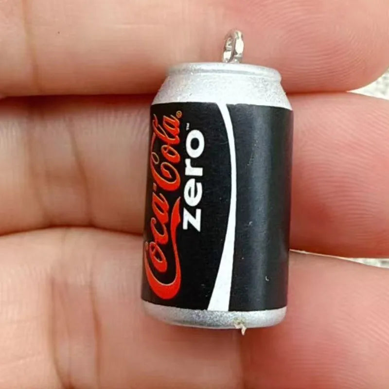 10pcs Resin Pendant Charm Beverages Bottle-Shaped Jewelry Findings for DIY Earrings Necklaces Bracelets