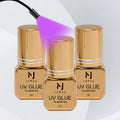 Fast Drying UV Eyelash Extension Glue - Super Strong Adhesive for False Lashes 5ML