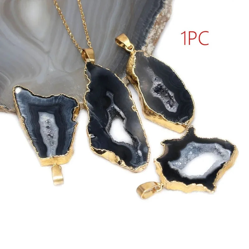Natural Healing Crystal Quartz Chakra Pendant Necklace for Women