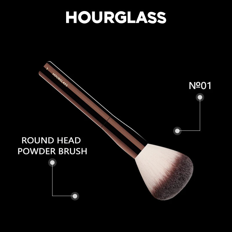 Makeup Brush No.1 Round Head Powder Brush Soft Skin-Friendly Fiber Hair