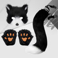 Halloween Fox Mask and Tail Set Cosplay Costume Accessories for Theme Parties
