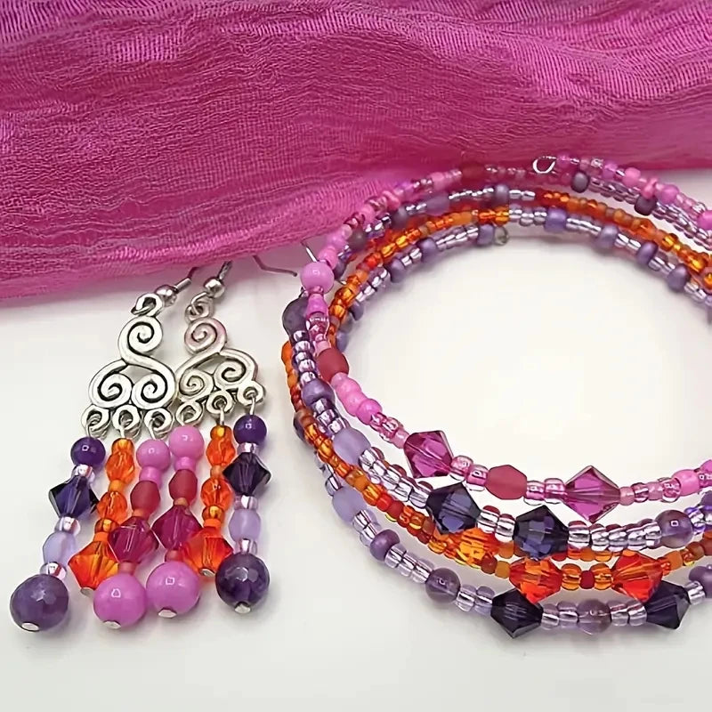 Multi-Faceted Glass Bead Set for Jewelry Making - 3 4 6mm Bicone Crystal Beads