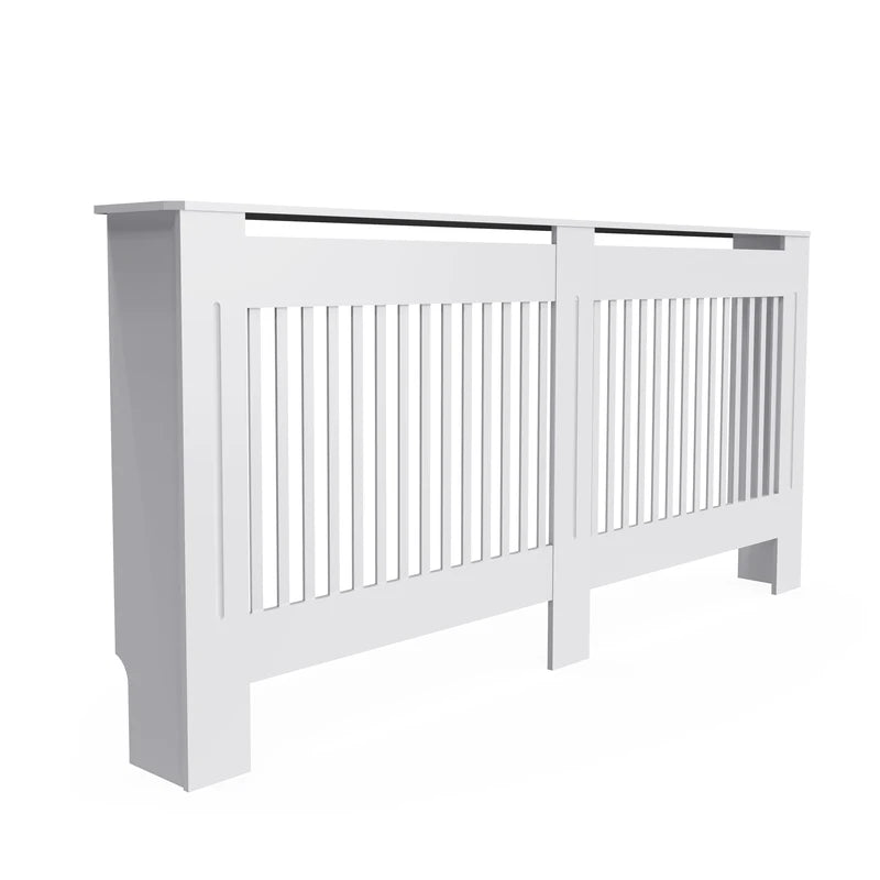 Large Radiator Cover 36 Inch Tall MDF Screen with Grill Shelf for Home & Office