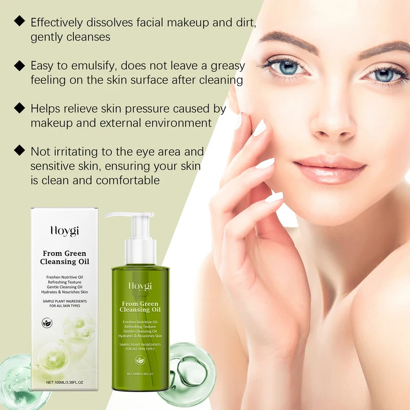 Gentle Makeup Remover Oil for Deep Cleansing and Pore Purification – 100ml